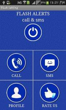 Flash on Call & SMS Flashlight screenshot 2