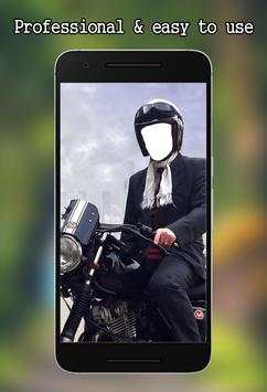 Man Bike Rider Photo Montage : Photo Editor screenshot 1