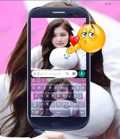 Jennie Kim Keyboard Theme स्क्रीनशॉट 3