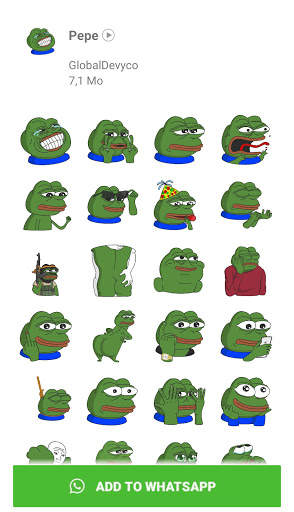 Animated memes Stickers for WhatsApp 2021 screenshot 2