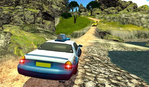 Offroad Real Taxi Car Simulator- Hill Cab Driver स्क्रीनशॉट 7