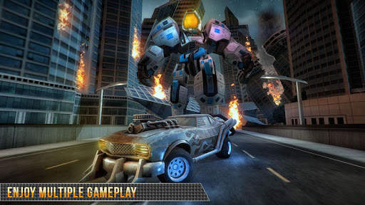 Real Gangster Robot Car Transform Game 2020 screenshot 2