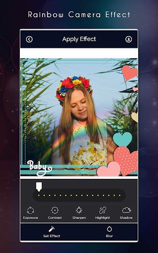 Rainbow Camera Effect Photo screenshot 1
