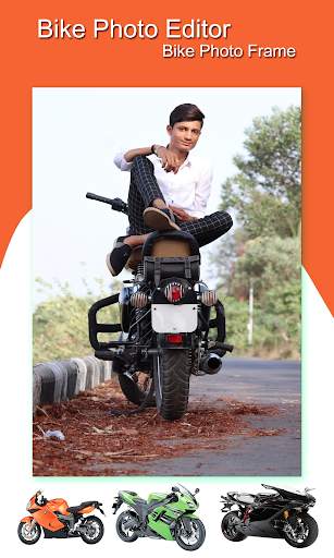 Bike Photo Editor Photo Frame screenshot 1