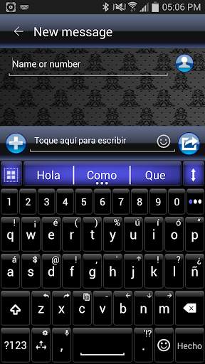 THEME AI TYPE BLACK STORM screenshot 1