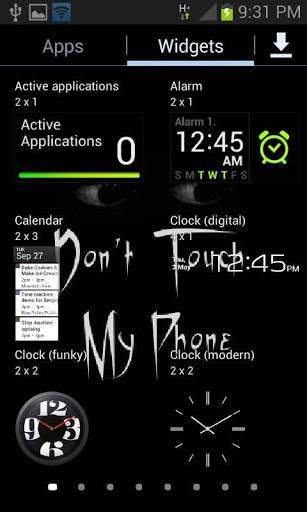 Don't Touch My Phone LWP screenshot 3