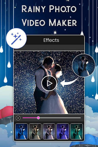 Rainy Photo Video Movie Maker screenshot 3