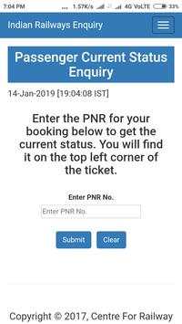 Live Train Status, PNR Status, Indian Railway info screenshot 7