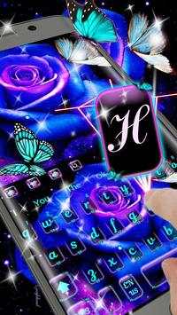 Rose Burtterfly Keyboard screenshot 2