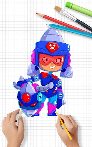 Coloring for Brawl stars Paint screenshot 2