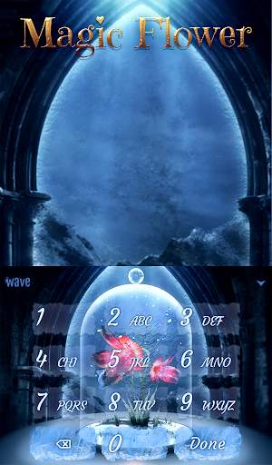 Magic Flower Animated Keyboard   Live Wallpaper screenshot 5