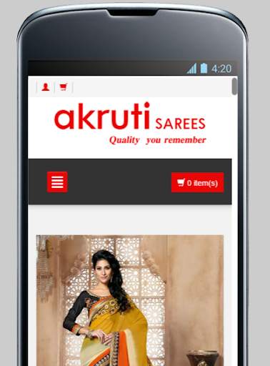 Online Sarees Shopping Shop - Manufacturer screenshot 4