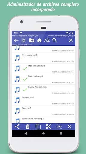 Invenio Music Player+Editor de Música+Ecualizador screenshot 5