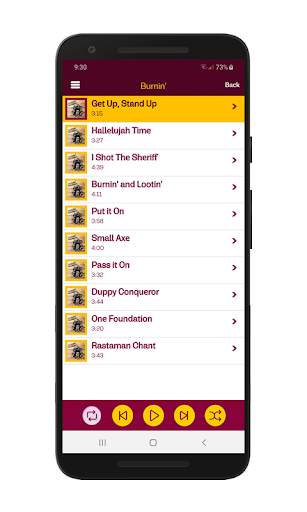 Bob Marley Modern Music Library (Unofficial) скриншот 3