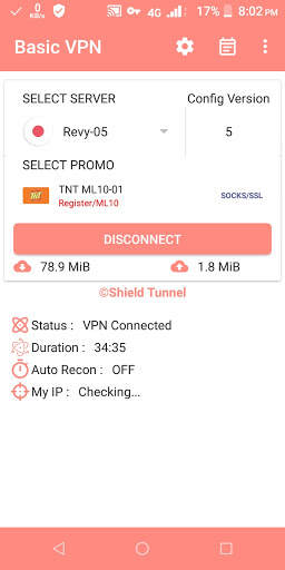 Basic VPN screenshot 2