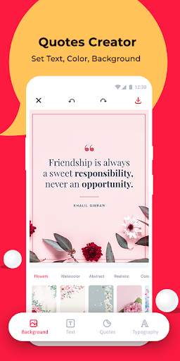 Quotes Creator - Explore, Create and Share screenshot 2
