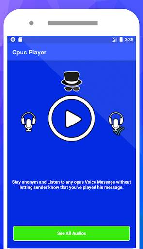 Opus Player - Audio Messages Player 1 تصوير الشاشة
