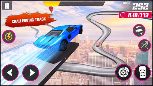 Extreme Racing Car Stunts : Impossible Sky Tracks screenshot 3