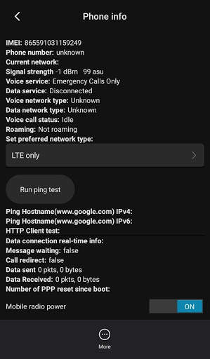 Force 4G LTE Only Mode Switcher screenshot 4