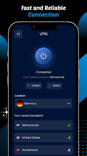 Blue VPN - VPN Proxy Master screenshot 1