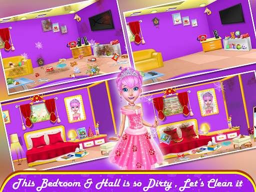 Home Cleanup 2 - Princess Girl House Cleaning Game screenshot 6