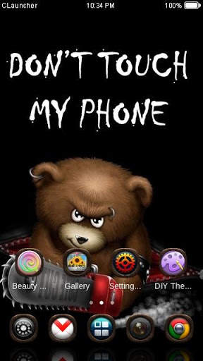 Dont Touch My Phone Theme screenshot 4