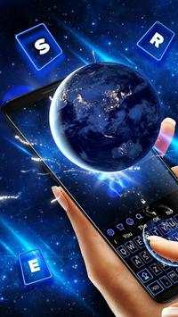 3d earth keyboard theme screenshot 1