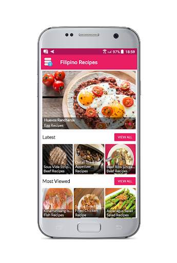 filipino recipes 1 تصوير الشاشة