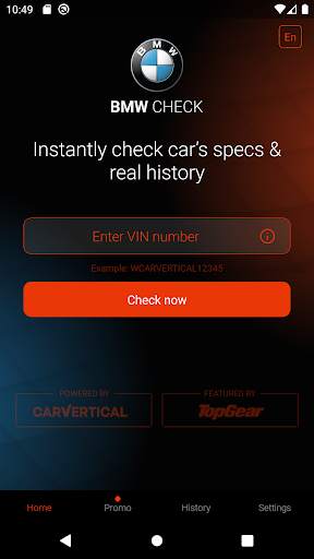 BMW History Check: VIN Decoder screenshot 1