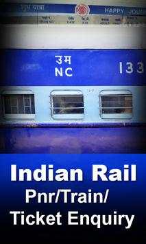 Indian rail pnr/train/ticket inquiry screenshot 1