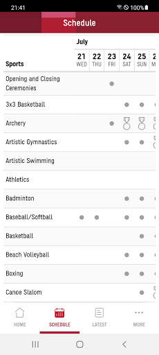 Olympics screenshot 2