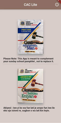 CAC Lite - Sunday School Pamphlet ( Updated) screenshot 6