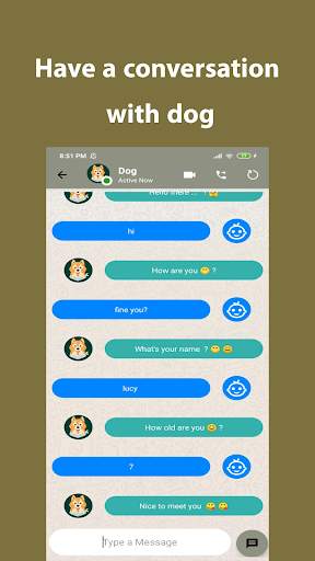 Video call and Chat from Dog Simulation screenshot 4