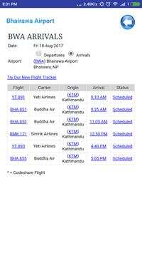 Nepal Airports Flight Time screenshot 3