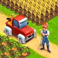Happy Town Farm Games - Farming & City Building logo