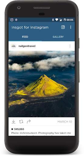 Insgot - Downloader for Instagram & IGTV screenshot 1