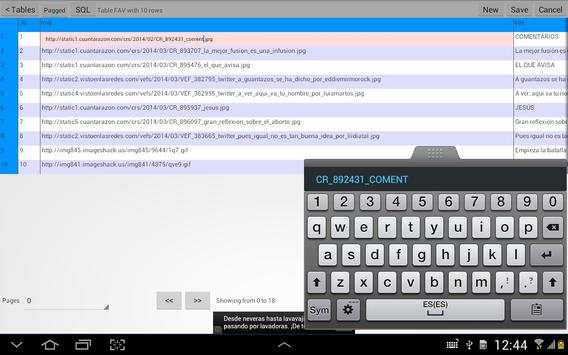 SQLite Edit Little screenshot 4