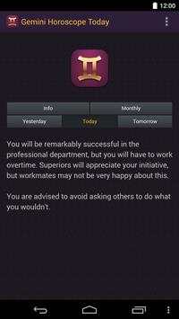 Gemini Horoscope Today 2015 screenshot 2