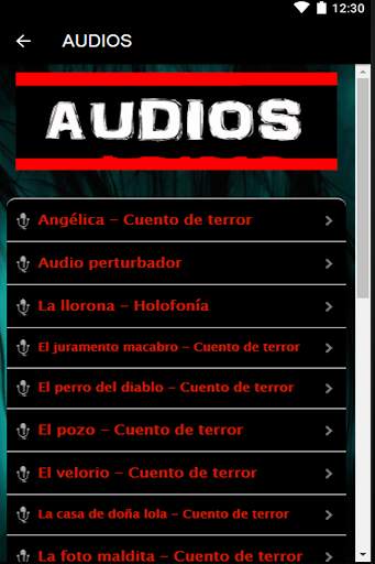 App de terror screenshot 1