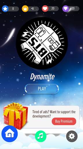 Bts Update Piano Tiles screenshot 1