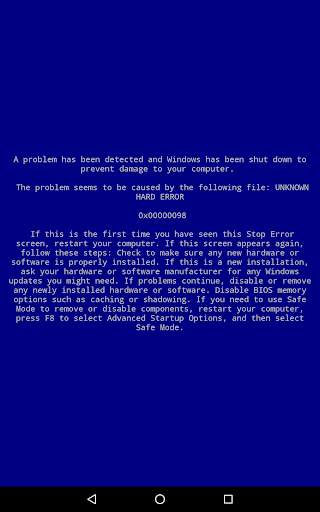 Windows XP Error screenshot 7