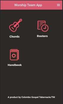 Worship Team App screenshot 1