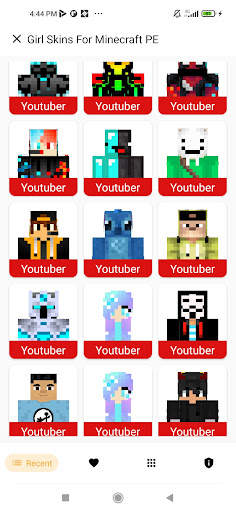 Youtuber Skins For Minecraft screenshot 2