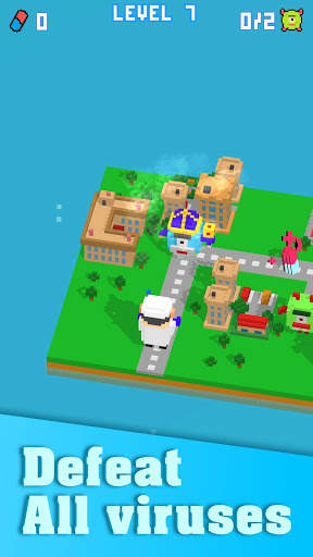 Antivirus Game - puzzle, win the virus war! screenshot 1