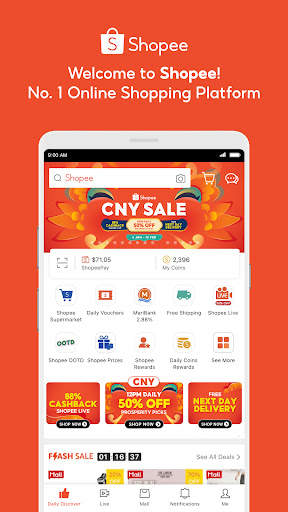 Shopee: 2024 CNY Festival screenshot 1