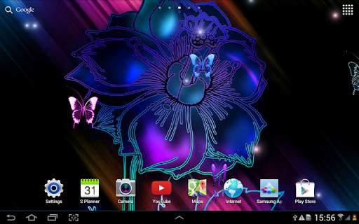 Neon Butterfly Live Wallpaper screenshot 6