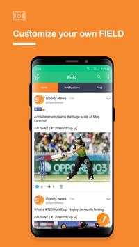 iSporty - Sports Social Media screenshot 1