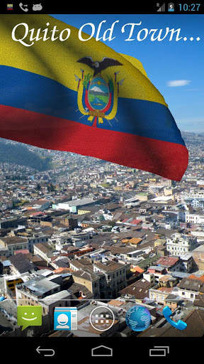Ecuador Flag Live Wallpaper screenshot 3