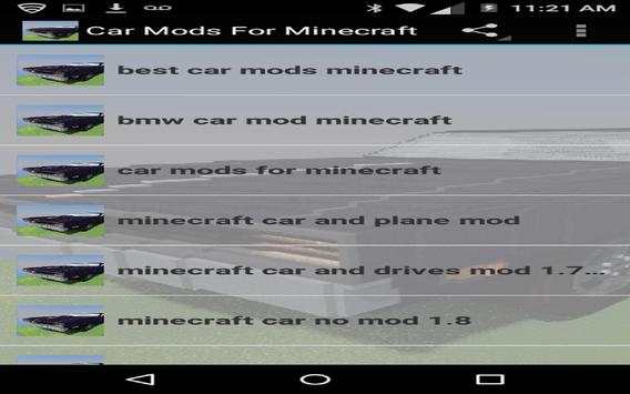 Car Mods For Minecraft screenshot 6