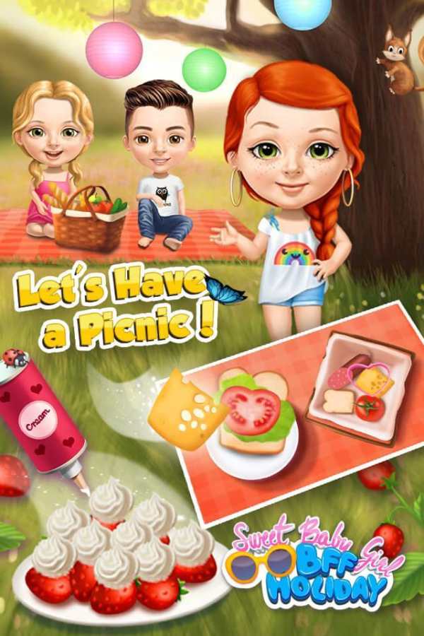 Sweet Baby Girl BFF Holiday - Best Friends’ Picnic screenshot 4